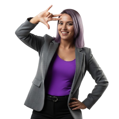 DigiGanic AI Marketing Mascot - Fun Pose